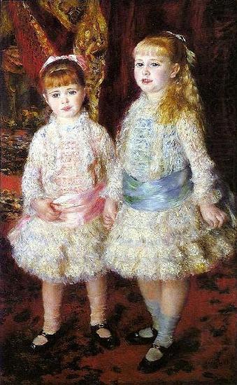 Pierre-Auguste Renoir Pink and Blue - The Cahen d'Anvers Girls china oil painting image